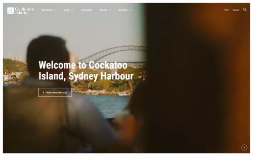 Cockatoo island website